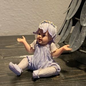 Boyds Collection Faeriessence Faerietots Baby Fairy Figurine Whatsie With Box